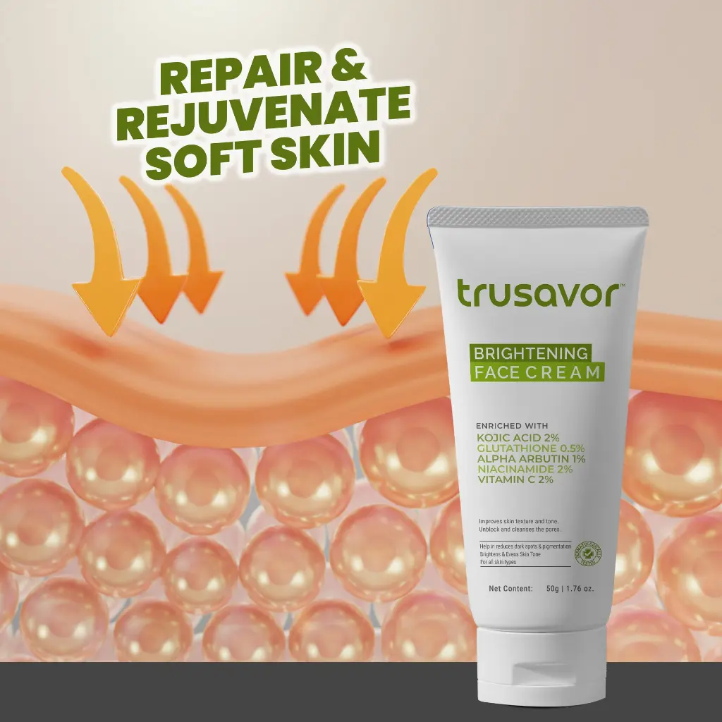 Trusavor Face Wash + Face Cream Combo Pack