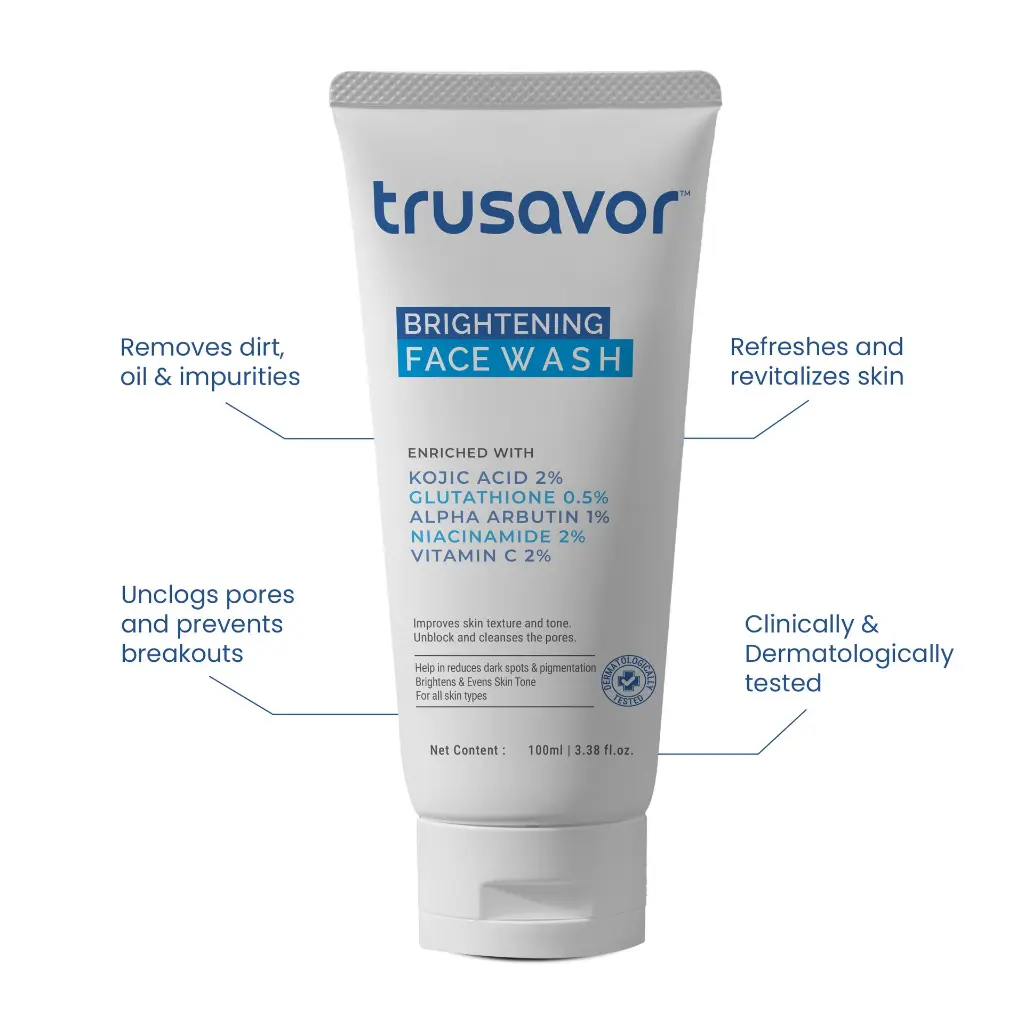 Trusavor Face Wash + Face Serum Combo